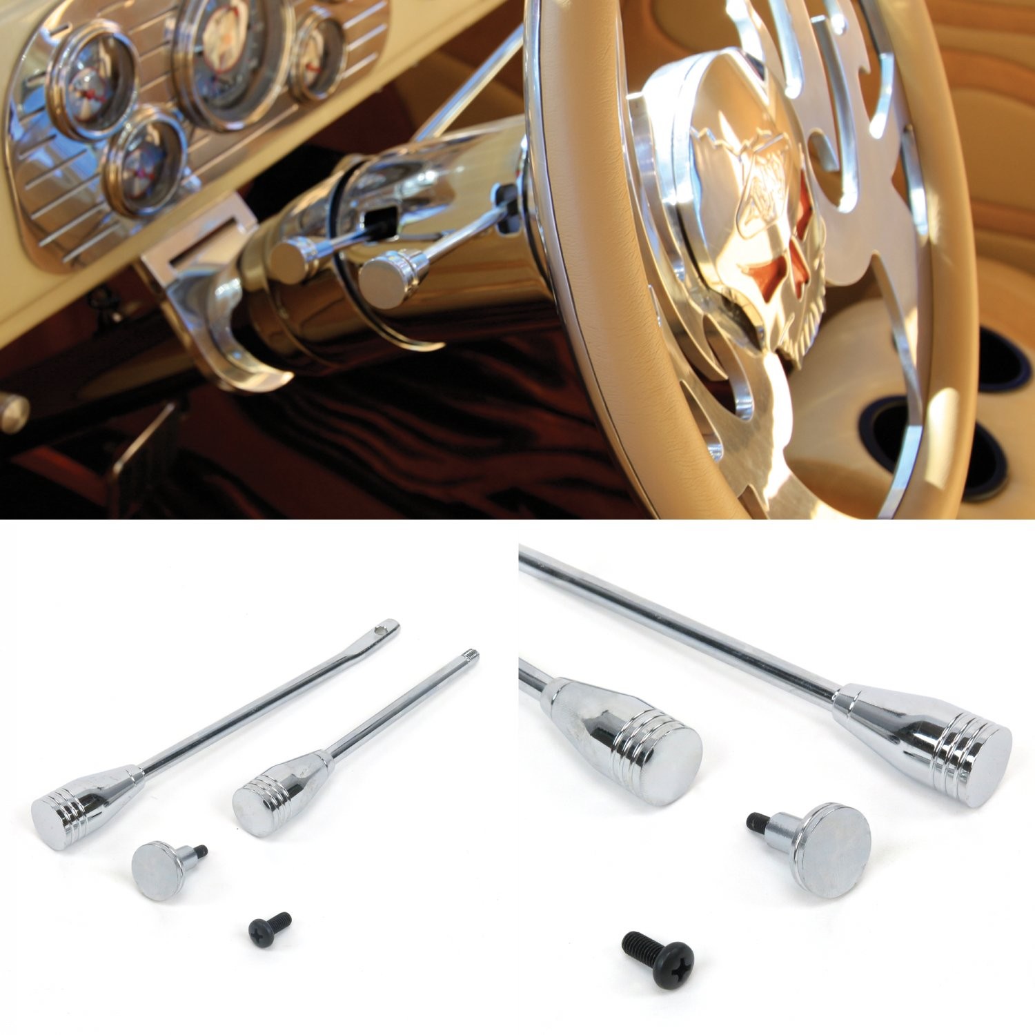 Billet Early GM / Chevy Column Dress Up Kit  