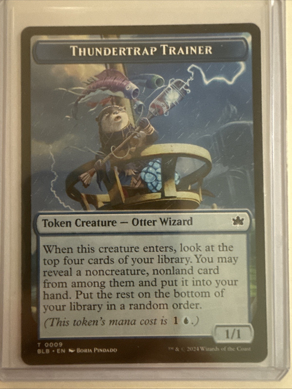 MTG {Thundertrap Trainer Token}  - Bloomburrow #009