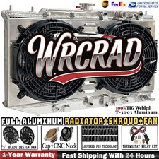 Radiator Shroud Fan For 1988-1991 1990 1989 Honda Crx Civic 1.51.6l L4 Aluminum Radiator Shroud Fan For 1988-1991 1990 1989 Honda Crx Civic 1.51.6l L4 Aluminum