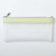 Small Pencil Pouch Makeup Transparent Cortical Pen Bag Women Office Stationer...