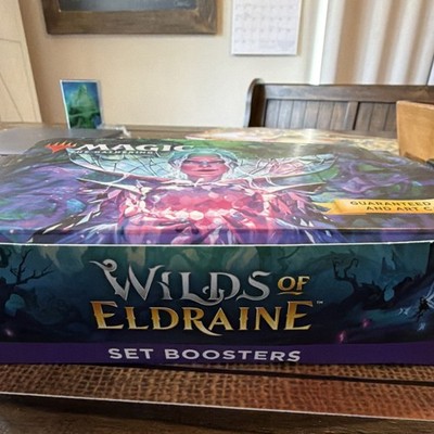 MTG Wilds of Eldraine Set Booster Box 30 Sealed Packs Open Box Verified  Complete
