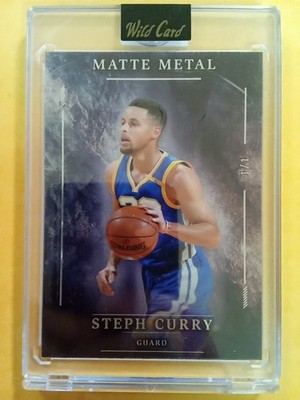 Steph Curry FACTORY ENCASED 2026 Wild Card MATTE Metal TRUE One Of A Kind #1/1 