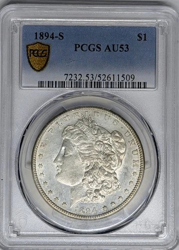 1894 S Au53 Pcgs Morgan Lots Of Luster