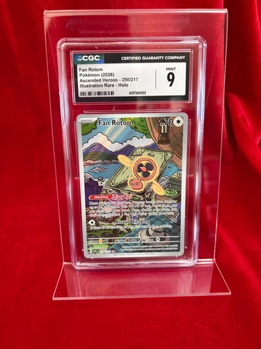 Fan Rotom graded CGC 9 for sale on eBay