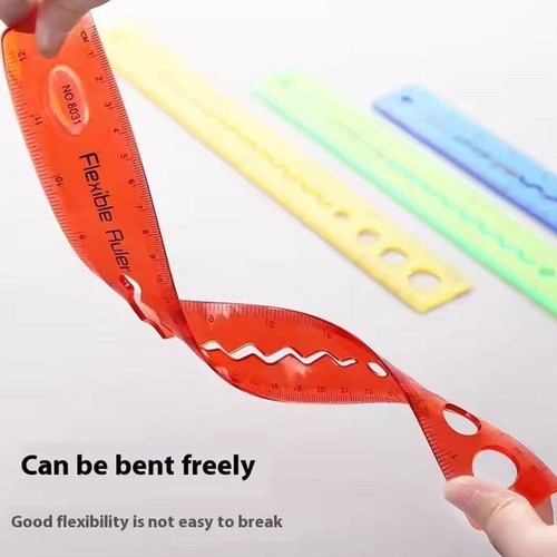 30cm Ruler COLOUR 12" SHATTER RESISTANT School Exam 12 Inch Rulers Measure - Picture 3 of 15