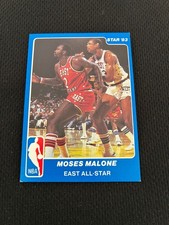 MOSES MALONE  1983 STAR ALL STAR GAME NRMT #7 BASKETBALL CARD