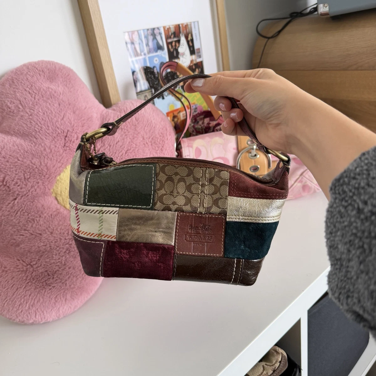 Coach Patchwork Hobo Bag Exterior Bags & Handbags for Women for