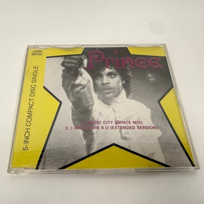 Prince   Erotic City I Would Die 4 U CD Single 1989 Dance Funk Pop WEA