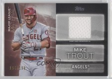 2020 Topps Major League Material Black /199 Mike Trout #MLM-MT 06ee