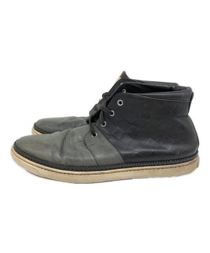 Zapatillas de cuero Louis Vuitton para hombre 7,0 EE. UU. buenas usadas sin caja negras - Imagen 2 de 10