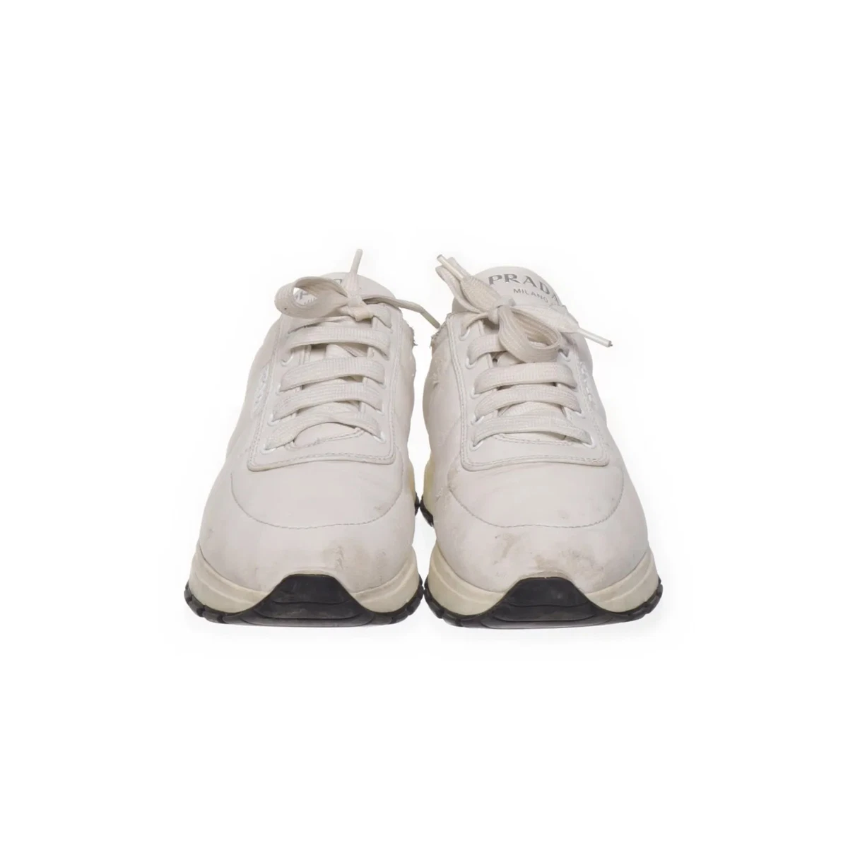 Prada, Sneaker, Größe: 41, model: 1e553l, Leder, Weiß, Unisex (Erwachsene) #4ge