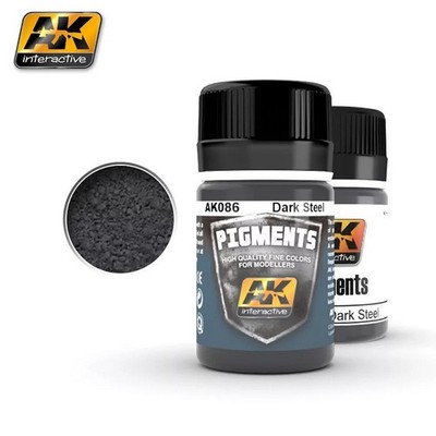 AK Interactive AK086 - Dark Steel 35ml - Neu