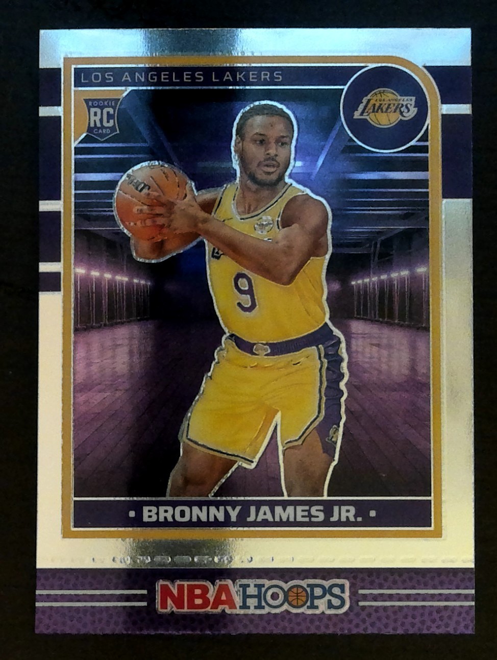 2024-25 Panini NBA Hoops Chrome Rookies Bronny James Jr. RC #280 Lakers