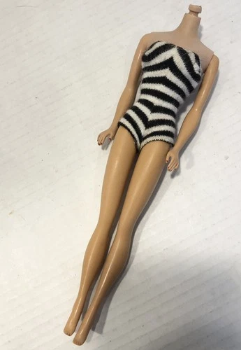 Vintage #5 Ponytail or Bubble Cut  Barbie Doll Straight Leg BODY & swims. Mattel