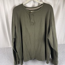Blusa térmica Faded Glory para mujer talla 2XL/2XG (50-52) verde