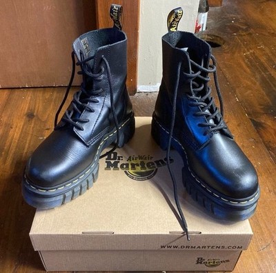 Doc/Dr Martens Audrick Nappa Leather Platform Ankle Boots; Women s Size 7