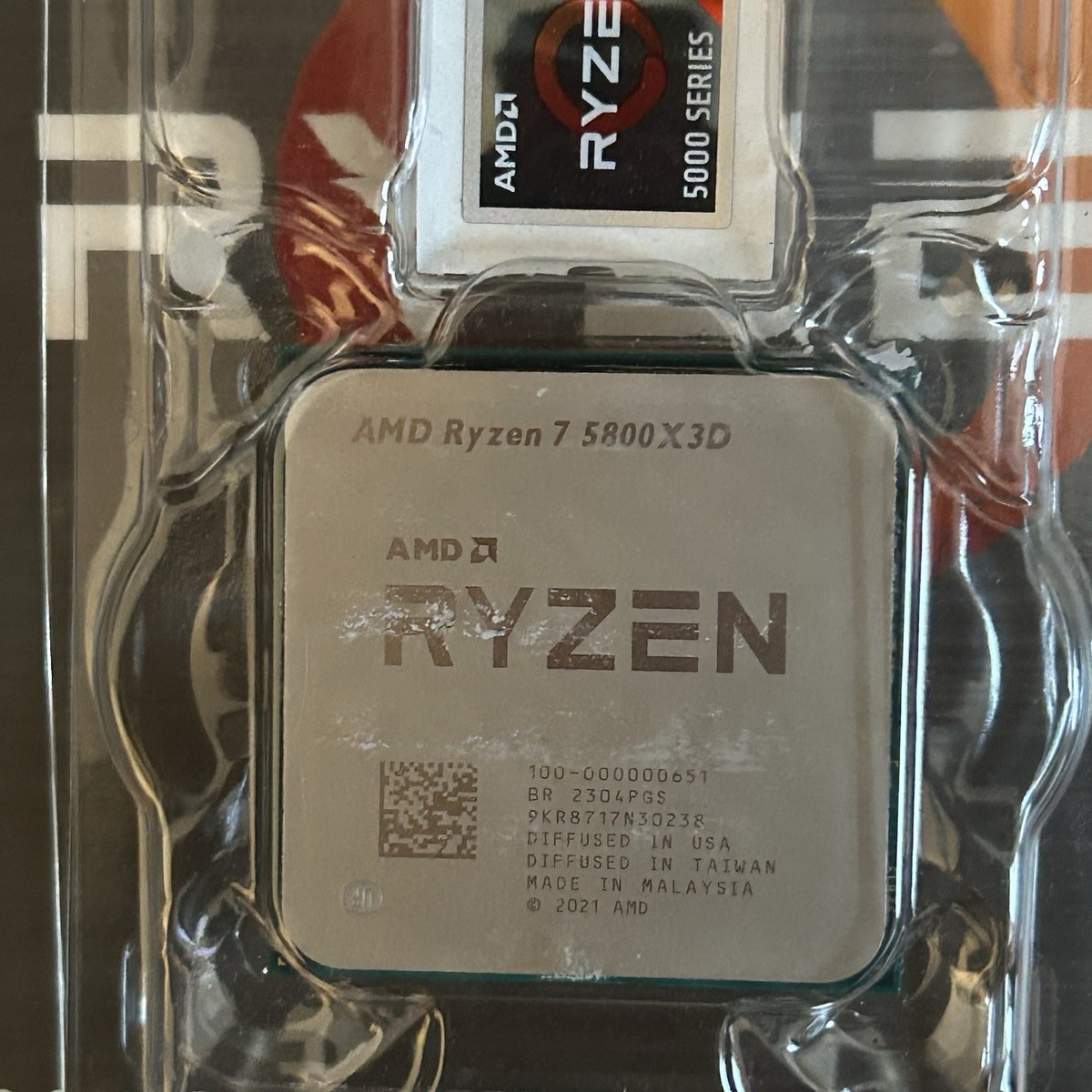 CPU AMD Ryzen 7 5800x3d AMD Ryzen 7 5800X3D 3.4GHz 8-Core AM4 CPU 96MB 3D V-Cache | eBay