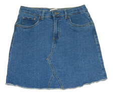 Girl's Levi's Skirt High Rise Stretch Denim Tag 12 Reg measured waist 24