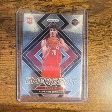 2021-22 Panini Prizm Alperen Sengün Rockets Emergent Rookie Insert #28