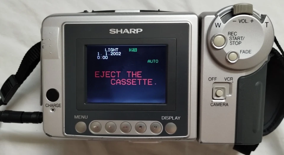 Sharp VL-AH 131 Hi8 Viewcam Camcorder NO battery, charger - Image 3 of 4