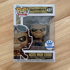 Funko Pop Rocks Iron Maiden Aces High Eddie 437 Funko Shop Exclusivo
