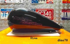 Harley Davidson serbatoio benzina nero con loghi originali Dyna FXD Super Glide