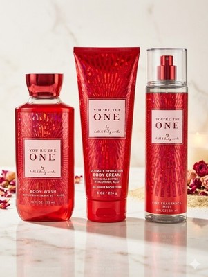 Bath & Body Works You're the One 3 Piece Gift Set Gel, Body Cream & Mist 2026