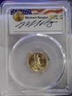 1993 P US 1/10th Proof Gold Eagle $5 PCGS PR69 DCAM M. Reagan Signed