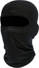 Fuinloth Balaclava Ski Mask, Motorcycle UV Protector Scarf, Summer Black 