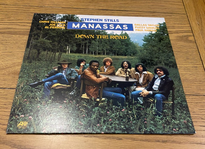 Stephen Steels & Manassas - Down The Road Vinyl LP 1973 Atlantic SD7250 + Lyrics