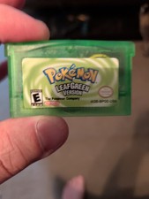 Pokemon Leaf Green Version Nintendo Game Boy Advance GBA (Reproduction)