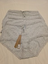 NEW SKIMS LIGHTWEIGHT COTTON LACE BOYSHORT UNDERWEAR SZ. M 5 Ct 