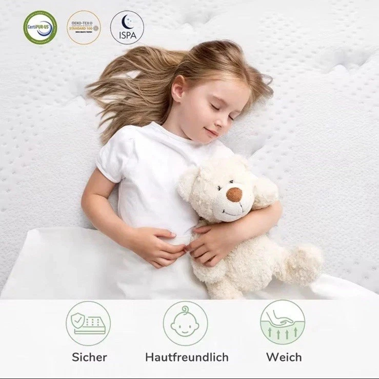 Colchón híbrido de espuma viscoelástica de gel para cama de lujo para hotel Foto 3 de 3