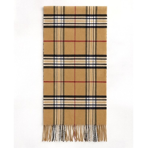 V. Fraas Nova Check Plaid Cashmink Scarf
