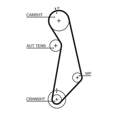 Timing Belt Kit fits SEAT ALHAMBRA 7V 2.0 96 to 10 ATM Set Gates 06A198119 New - Picture 3 of 3