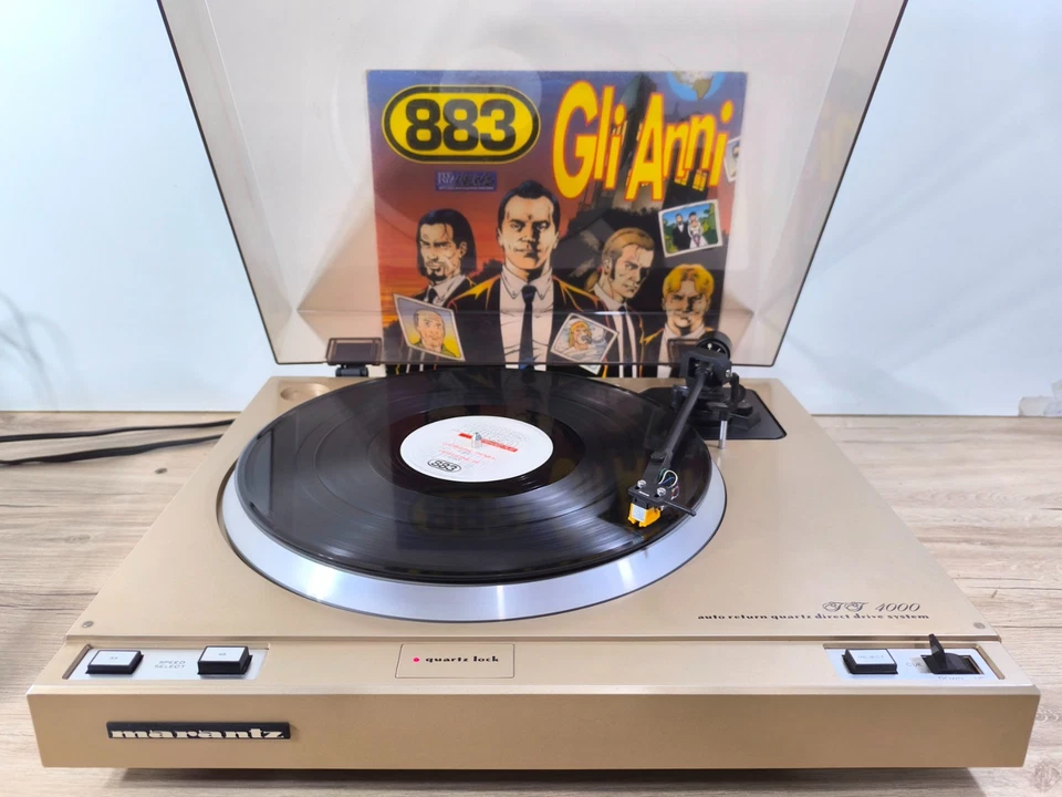 MARANTZ TT-4000 PIATTO GIRADISCHI DIRECT DRIVE STEREO TURNTABLE AUDIOTECHNICA - Imagen 2 de 4