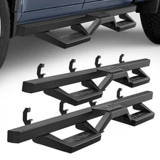 Running Boards for 2019- 2026 Silverado Sierra 1500 Crew Cab Drop Step Nerf Bars