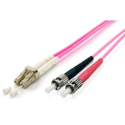 Digital Data Communications Equip Pro - Patch-Kabel LC/ST-LWL, OM4 0,5m violett