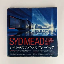 Oblagon Concepts of Syd Mead Techno-Fantasy Book 1985 1st Edition Signed USED JP