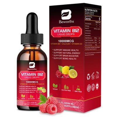 Vitamin B-12 (Methylcobalamin) 10000 Mcg Support Healthy Brain & Nerve Functio