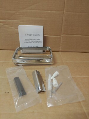 GRADY WHITE SOAP / SHOWER BASKET POLISHED CHROME #550G #10-1661 *MINOR SCRATCH*