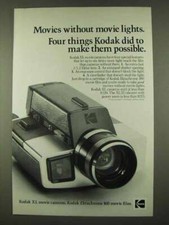 1973 Kodak XL55 Movie Camera Ad - Without Lights