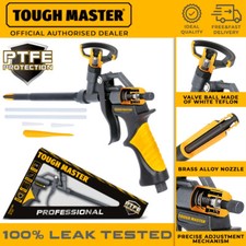 Foam Gun Metal & Aluminium Body Covered PTFE Easy to Clean x2 Plastic Nozzles