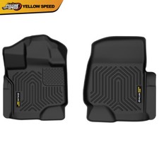 Floor Mats Tpe Fit For 2015-2024 Ford F-150 Super Crew Cab All Weather Liners