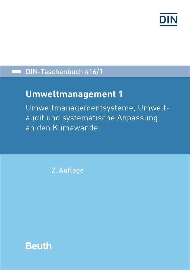 Thumbnail - Umweltmanagement 1 | Din E.v. | Taschenbuch | Din-beuth-taschenbuch |