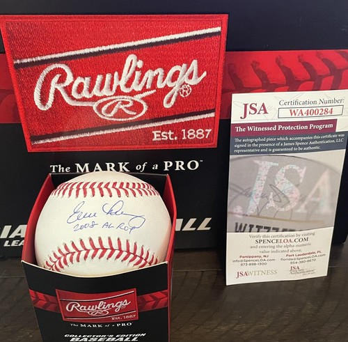 Evan Longoria Autograph Signed Baseball w/ 2008 AL ROY - JSA