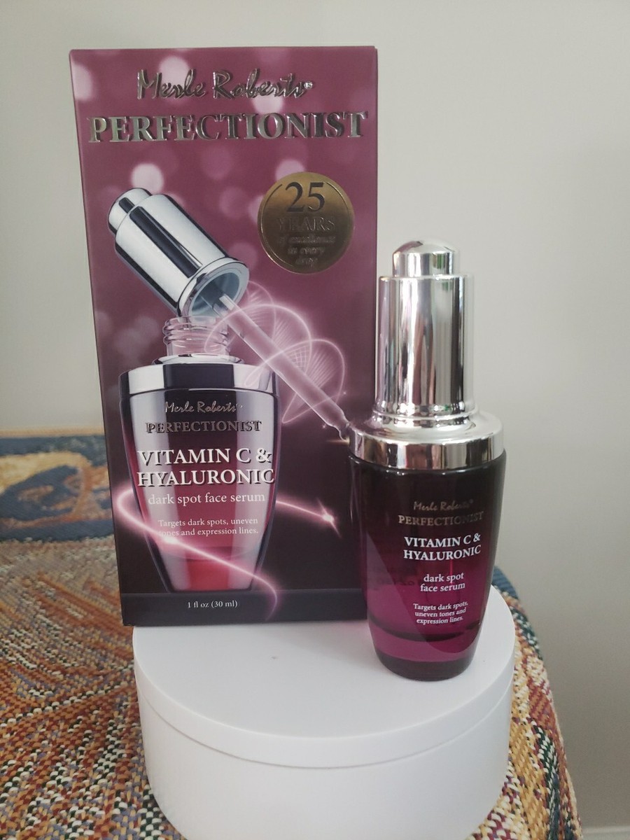 Merle Roberts Perfectionist Vitamin C & Hyaluronic Dark Spot Face Serum NIB  | eBay