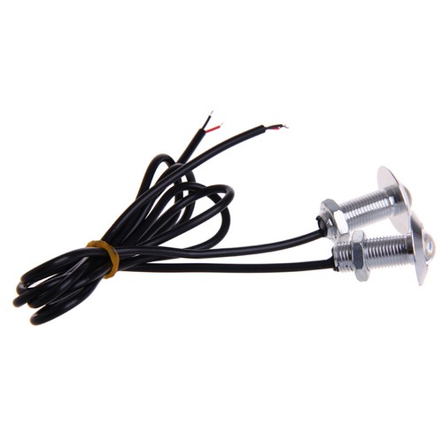 2Pcs Easy Installation Car Strobe Spotlight Portable Eagle Eye Flash Ligh 23mm - Bild 8 von 8