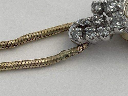 Estate Ladies 14k Yellow Gold .90 ctw Diamond Watch Appraised $4,400 FLAW READ - Picture 24 of 24