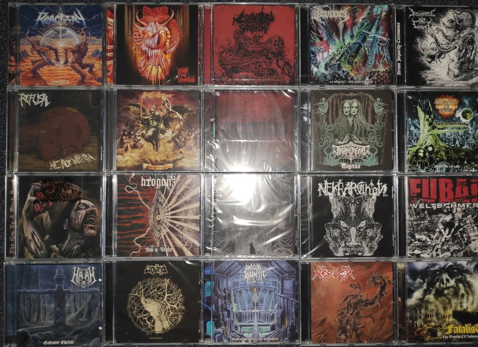 DEATH METAL Paket - 20x CDs - nagelneu / brandnew
